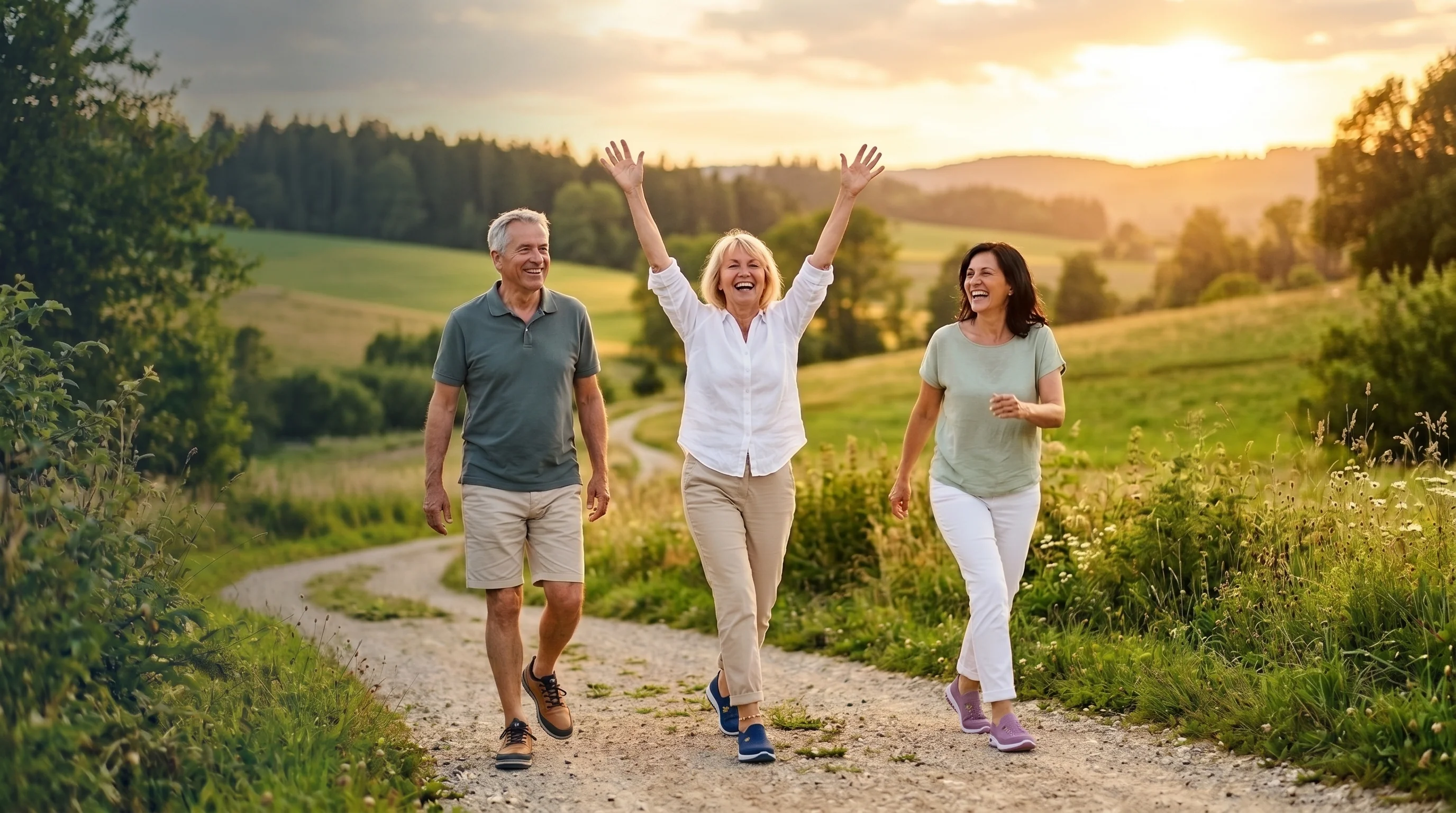 Schreite in vollkommener Gelassenheit